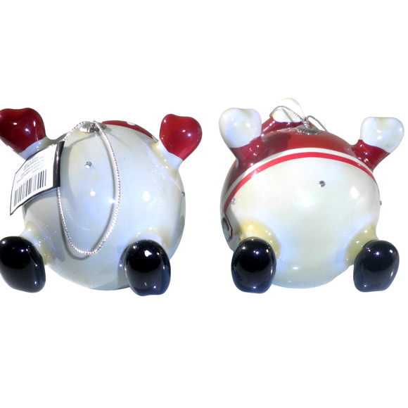 Alabama Crimson Tide NCAA Licensed LED Santa & Snowman Christmas Ornaments - Picture 5 of 8